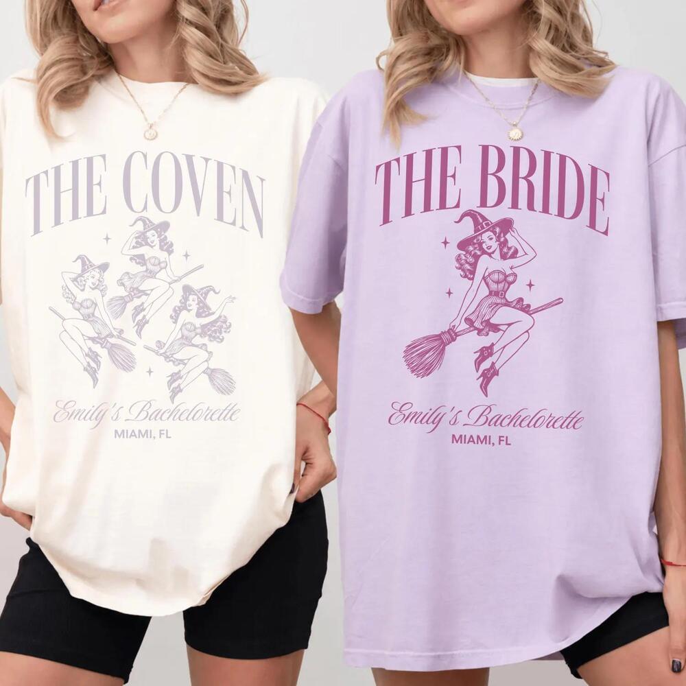 Halloween Bachelorette Shirts, Witch Bach Tshirts